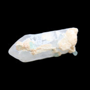 Tiny Aquamarine crystals on Quartz 4.1g in sunlight - Rocks and Things Store