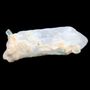 Tiny Aquamarine crystals on Quartz 4.1g in sunlight - Rocks and Things Store