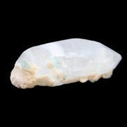 Tiny Aquamarine crystals on Quartz 4.1g in sunlight - Rocks and Things Store