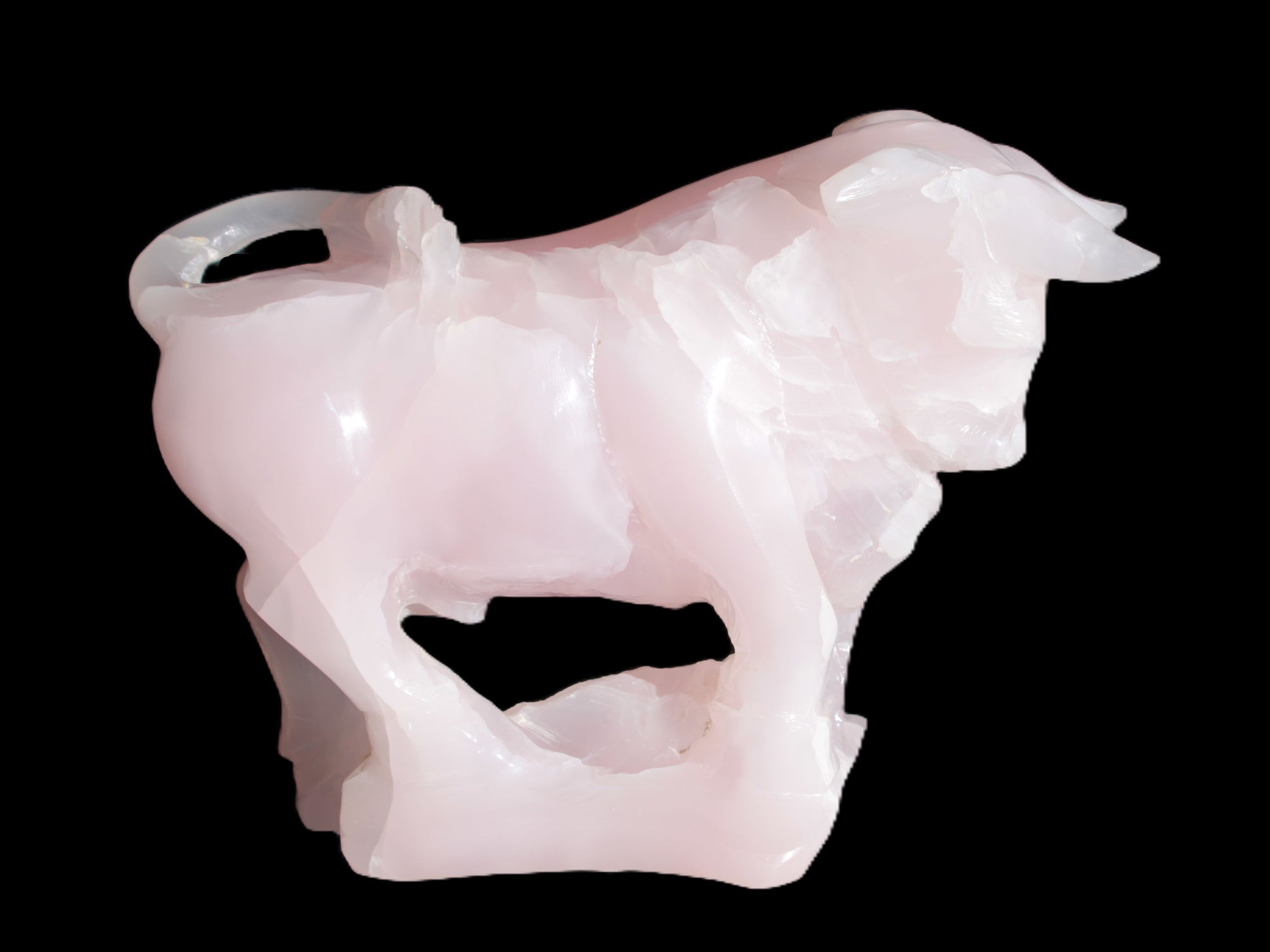 Mangano Calcite Bull 240*85*78mm 3110g Rocks and Things Store