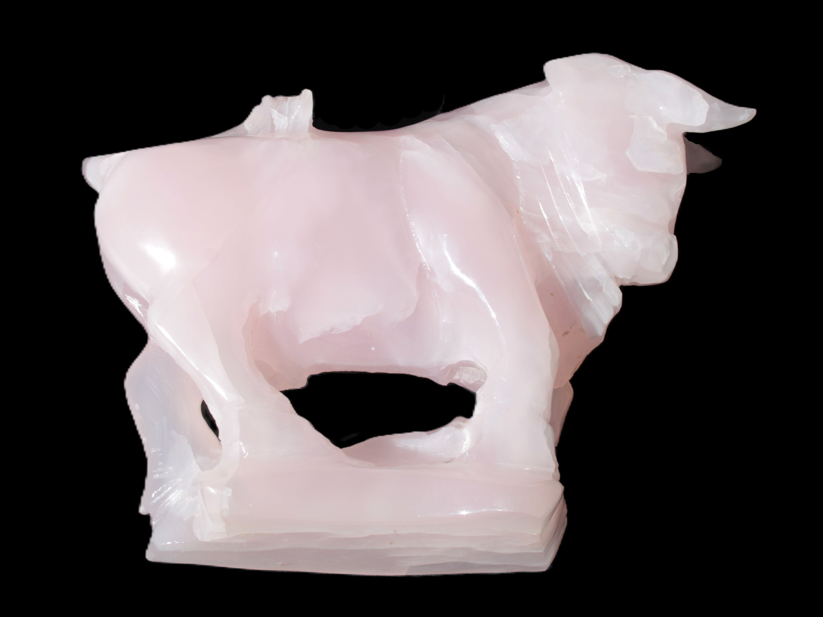 Mangano Calcite Bull 240*85*78mm 3110g Rocks and Things Store