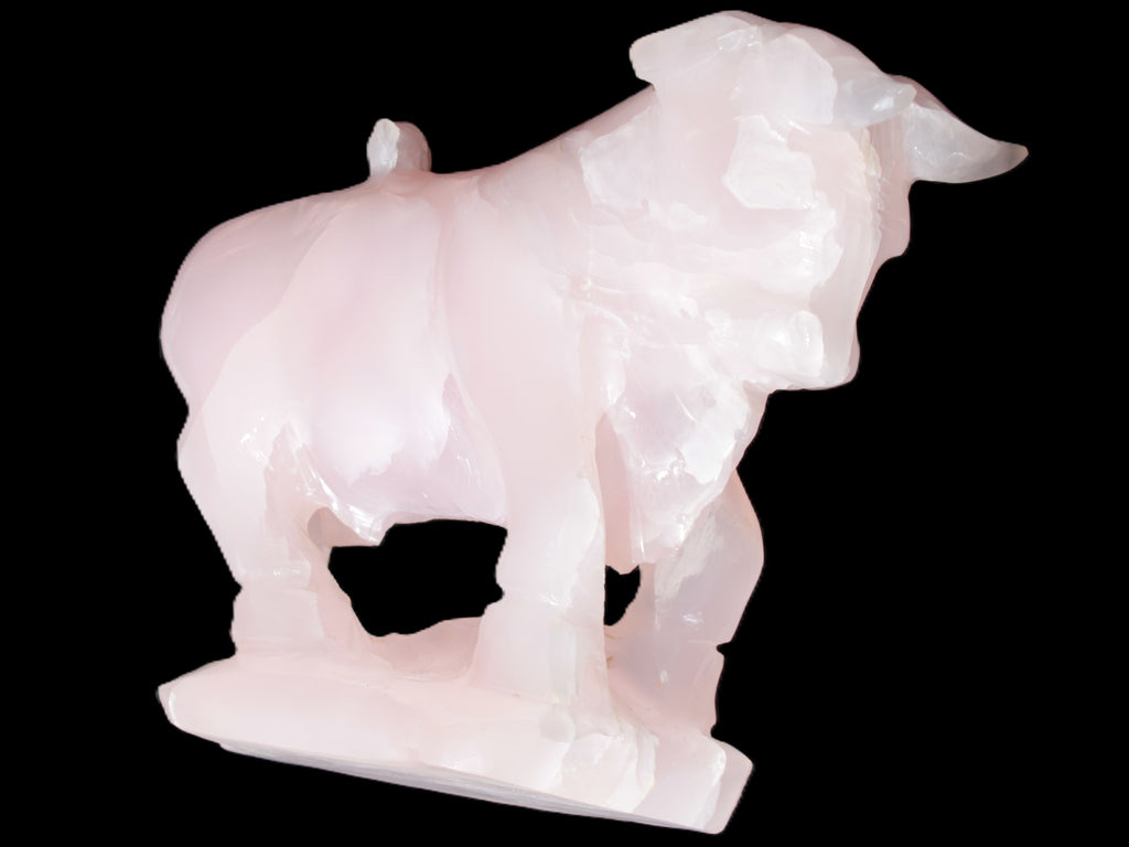 Mangano Calcite Bull 240*85*78mm 3110g Rocks and Things Store