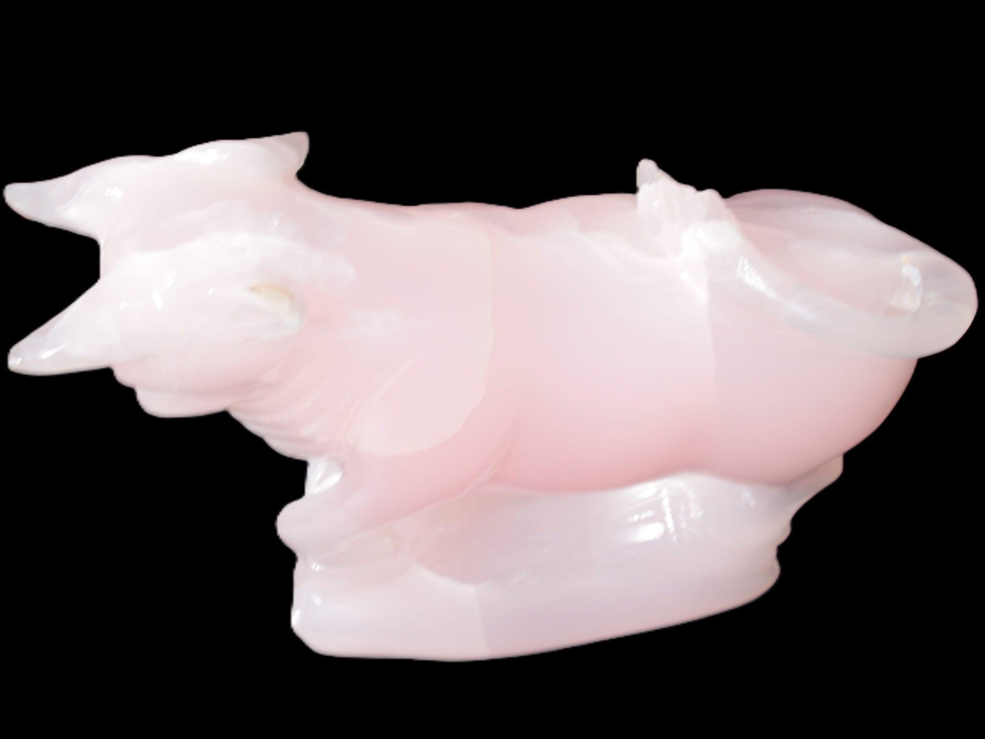 Mangano Calcite Bull 240*85*78mm 3110g Rocks and Things Store