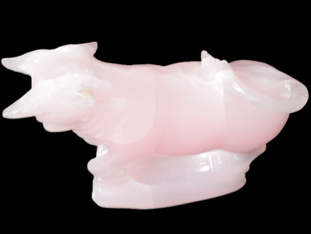 Mangano Calcite Bull 240*85*78mm 3110g Rocks and Things Store