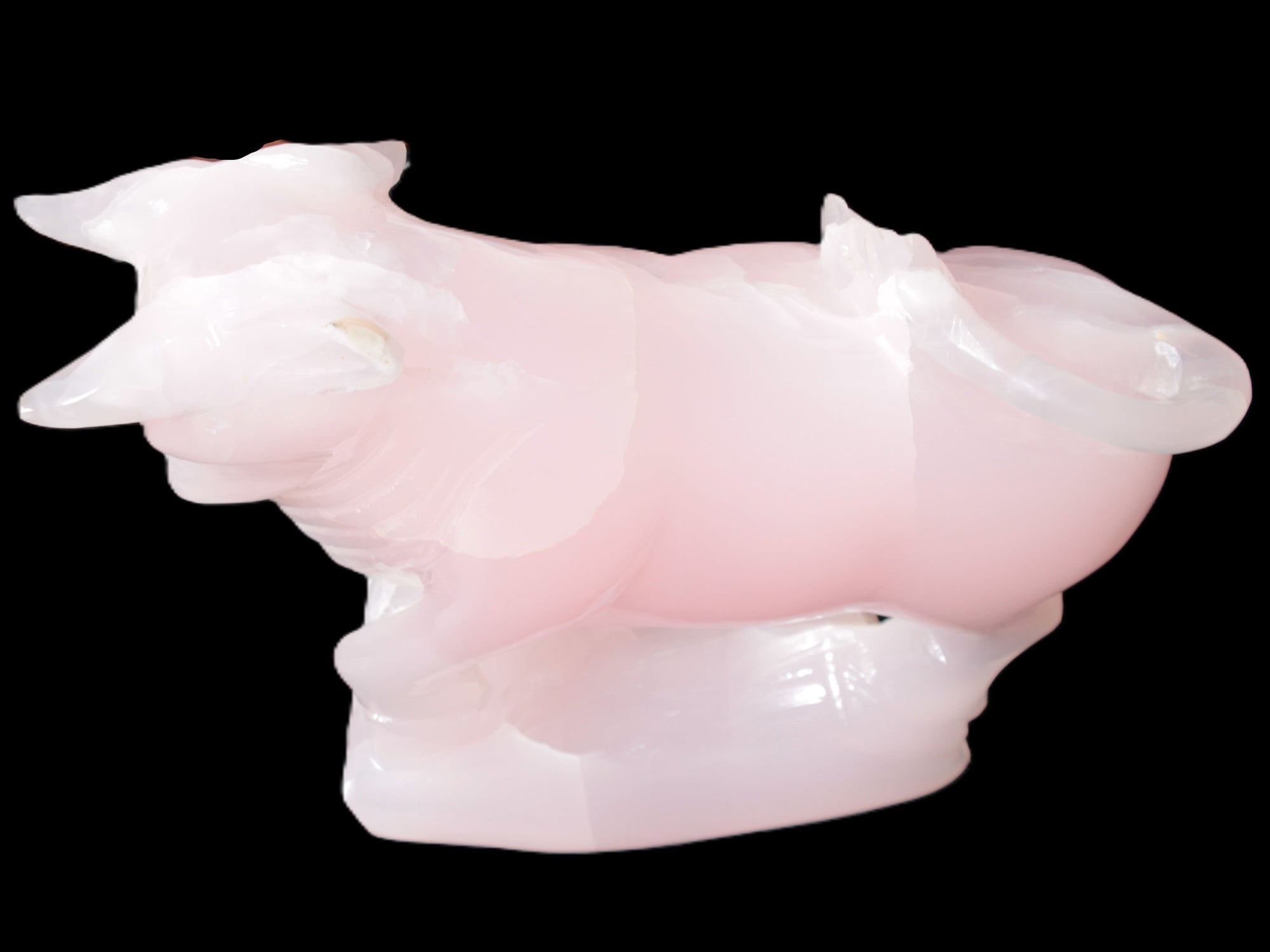 Mangano Calcite Bull 240*85*78mm 3110g Rocks and Things Store