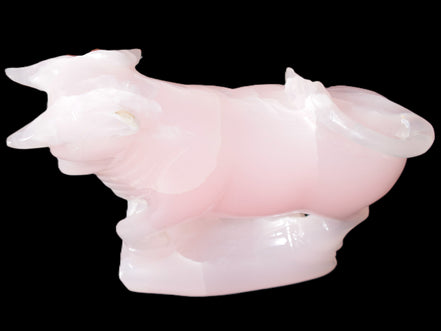 Mangano Calcite Bull 240*85*78mm 3110g Rocks and Things Store