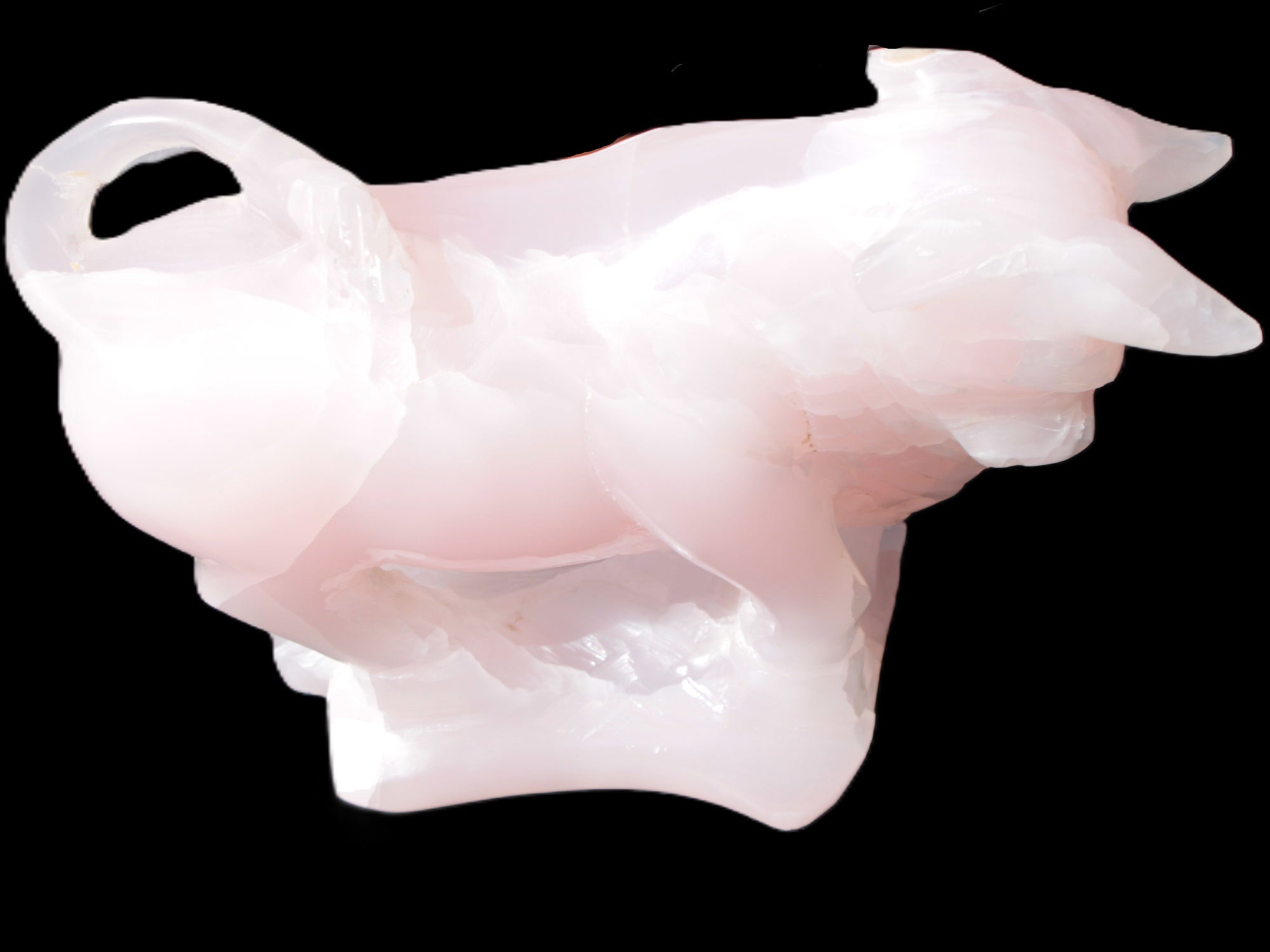 Mangano Calcite Bull 240*85*78mm 3110g Rocks and Things Store