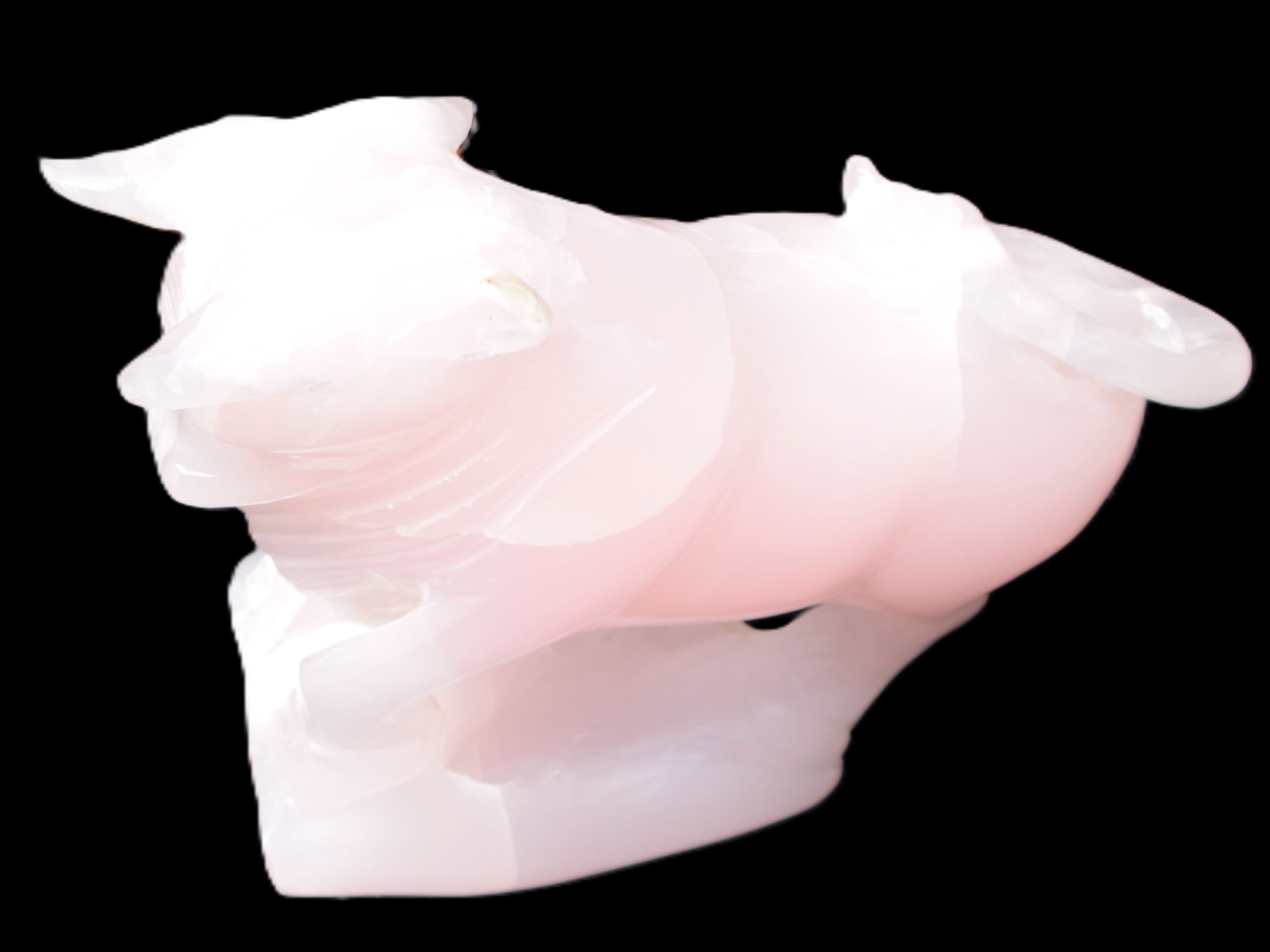 Mangano Calcite Bull 240*85*78mm 3110g Rocks and Things Store