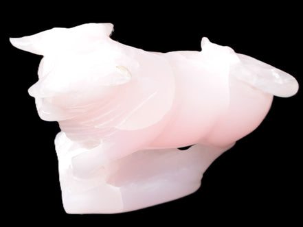 Mangano Calcite Bull 240*85*78mm 3110g Rocks and Things Store