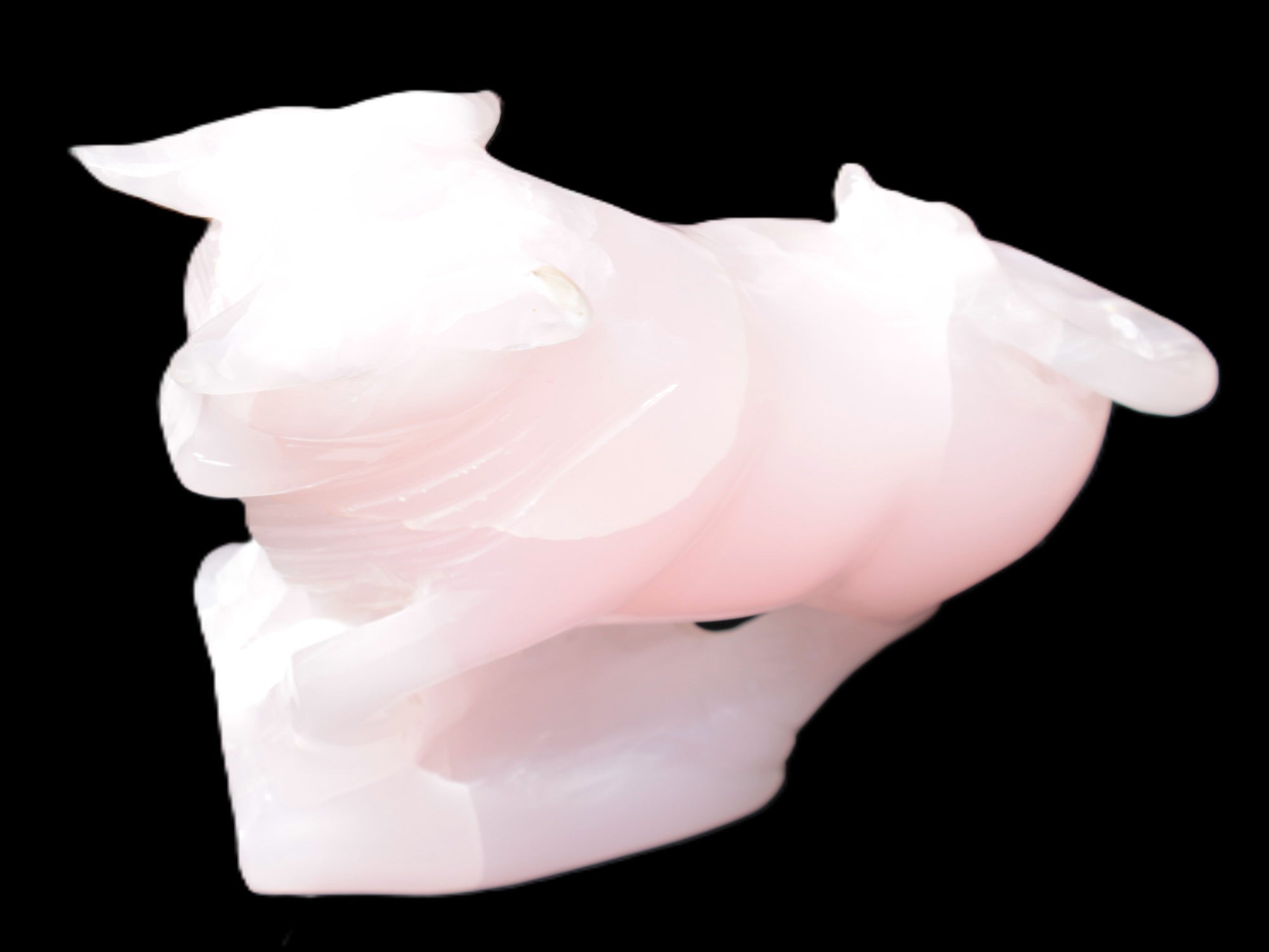 Mangano Calcite Bull 240*85*78mm 3110g Rocks and Things Store