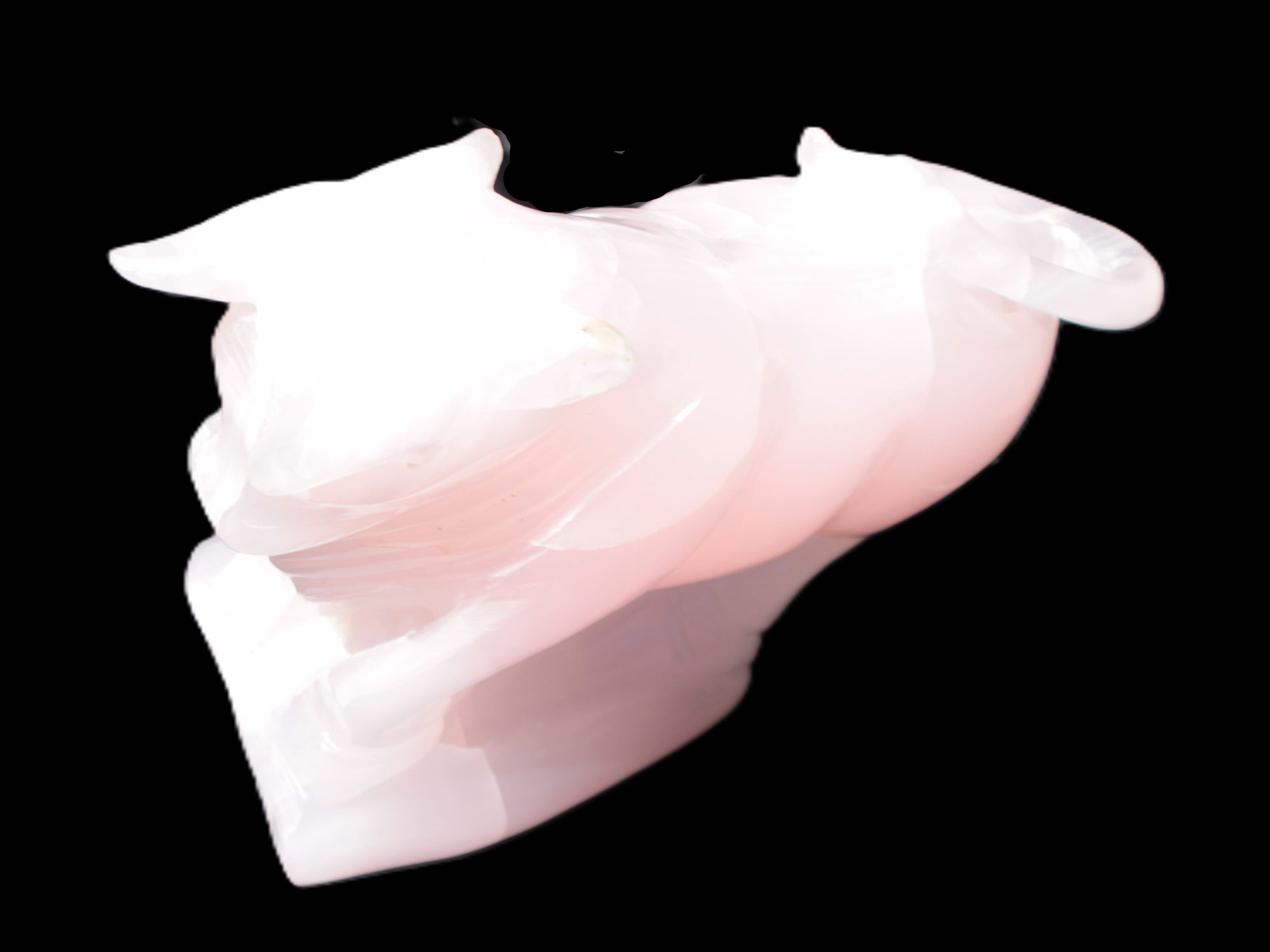 Mangano Calcite Bull 240*85*78mm 3110g Rocks and Things Store