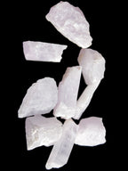 Pink/Lilac Kunzite 9 larger crystals from Afghanistan 21-35mm 90g Wholesale in sunlight - Rocks and Things Store