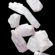 Pink/Lilac Kunzite 9 larger crystals from Afghanistan 21-35mm 90g Wholesale in sunlight - Rocks and Things Store