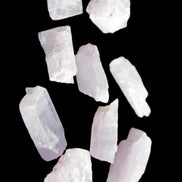 Pink/Lilac Kunzite 9 larger crystals from Afghanistan 21-35mm 90g Wholesale in sunlight - Rocks and Things Store