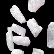 Pink/Lilac Kunzite 9 larger crystals from Afghanistan 21-35mm 90g Wholesale in sunlight - Rocks and Things Store