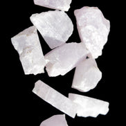 Pink/Lilac Kunzite 9 larger crystals from Afghanistan 21-35mm 90g Wholesale in sunlight - Rocks and Things Store