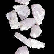 Pink/Lilac Kunzite 9 larger crystals from Afghanistan 21-35mm 90g Wholesale in sunlight - Rocks and Things Store