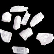 Pink/Lilac Kunzite 9 larger crystals from Afghanistan 21-35mm 90g Wholesale in sunlight - Rocks and Things Store