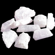 Pink/Lilac Kunzite 9 larger crystals from Afghanistan 21-35mm 90g Wholesale in sunlight - Rocks and Things Store