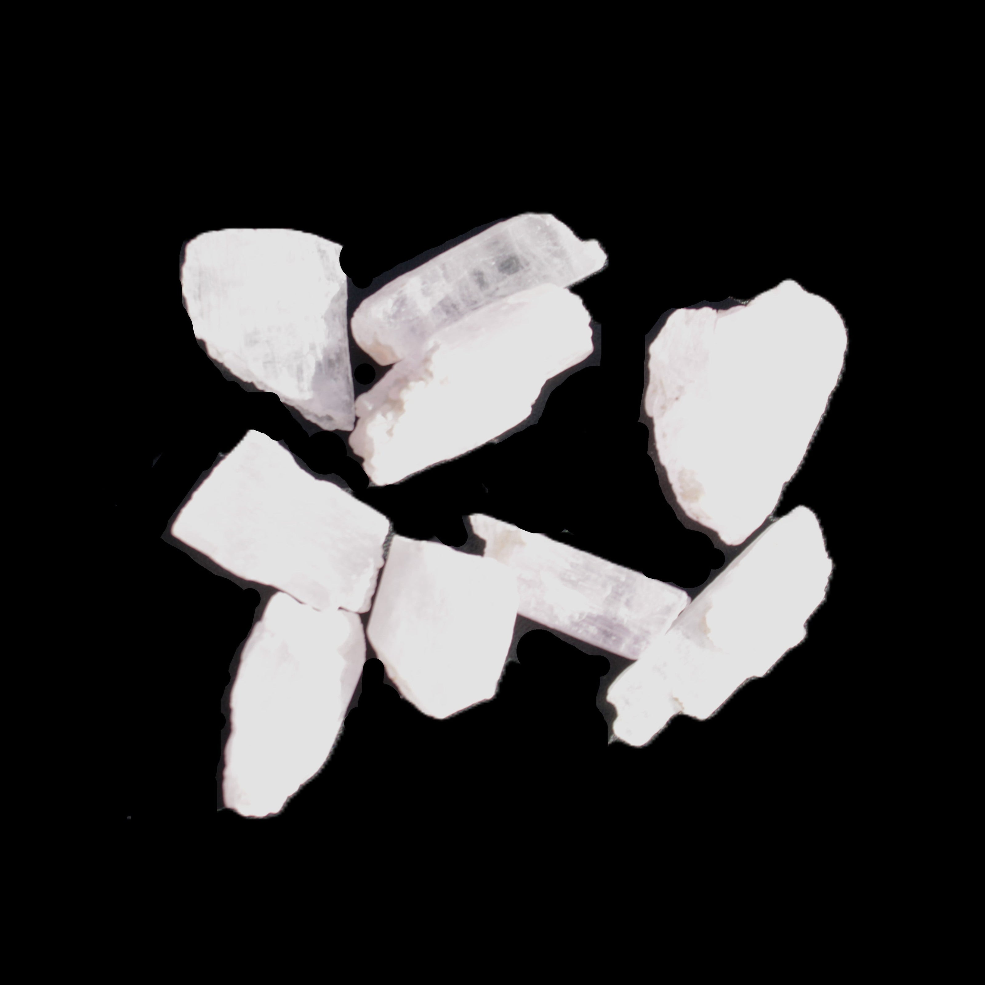 Pink/Lilac Kunzite 9 larger crystals from Afghanistan 21-35mm 90g Wholesale in sunlight - Rocks and Things Store