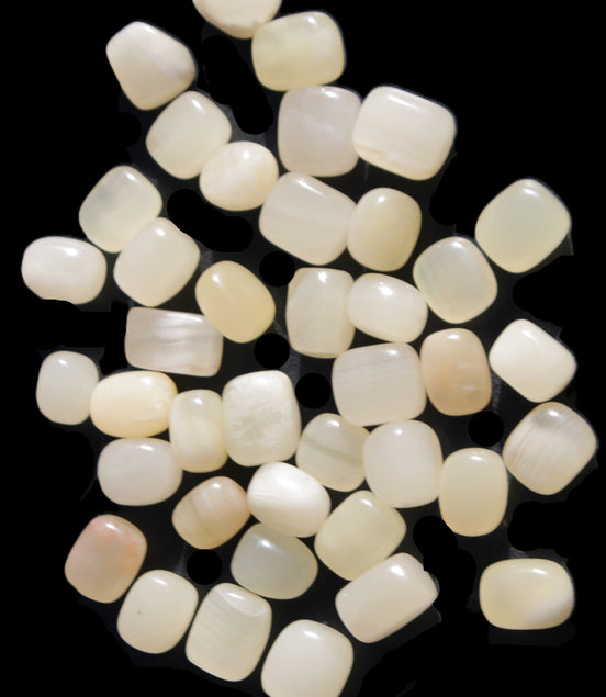 Lemon Topaz Calcite 40 tumbled stones 250g Wholesale Rocks and Things Store