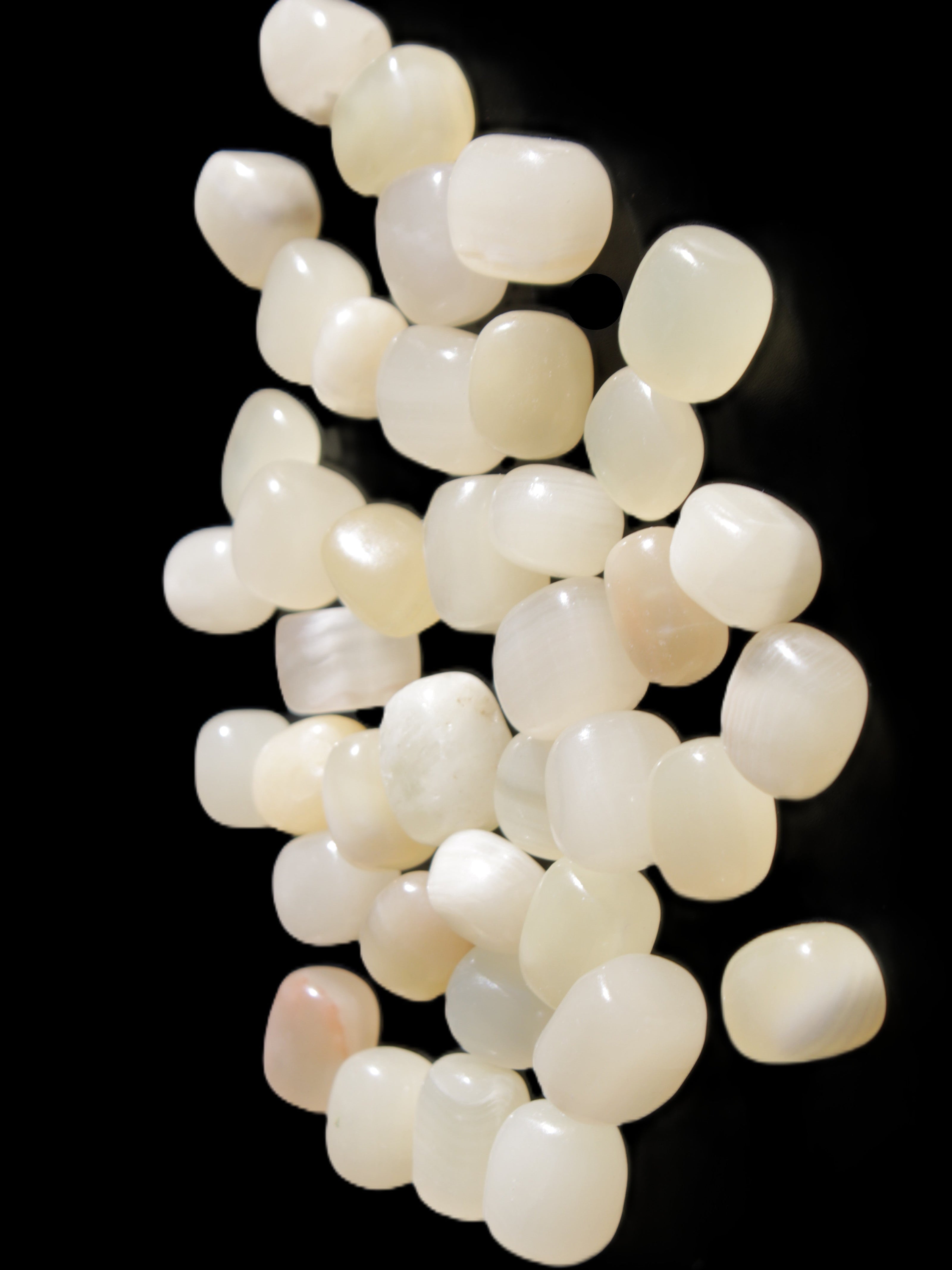 Lemon Topaz Calcite 40 tumbled stones 250g Wholesale Rocks and Things Store