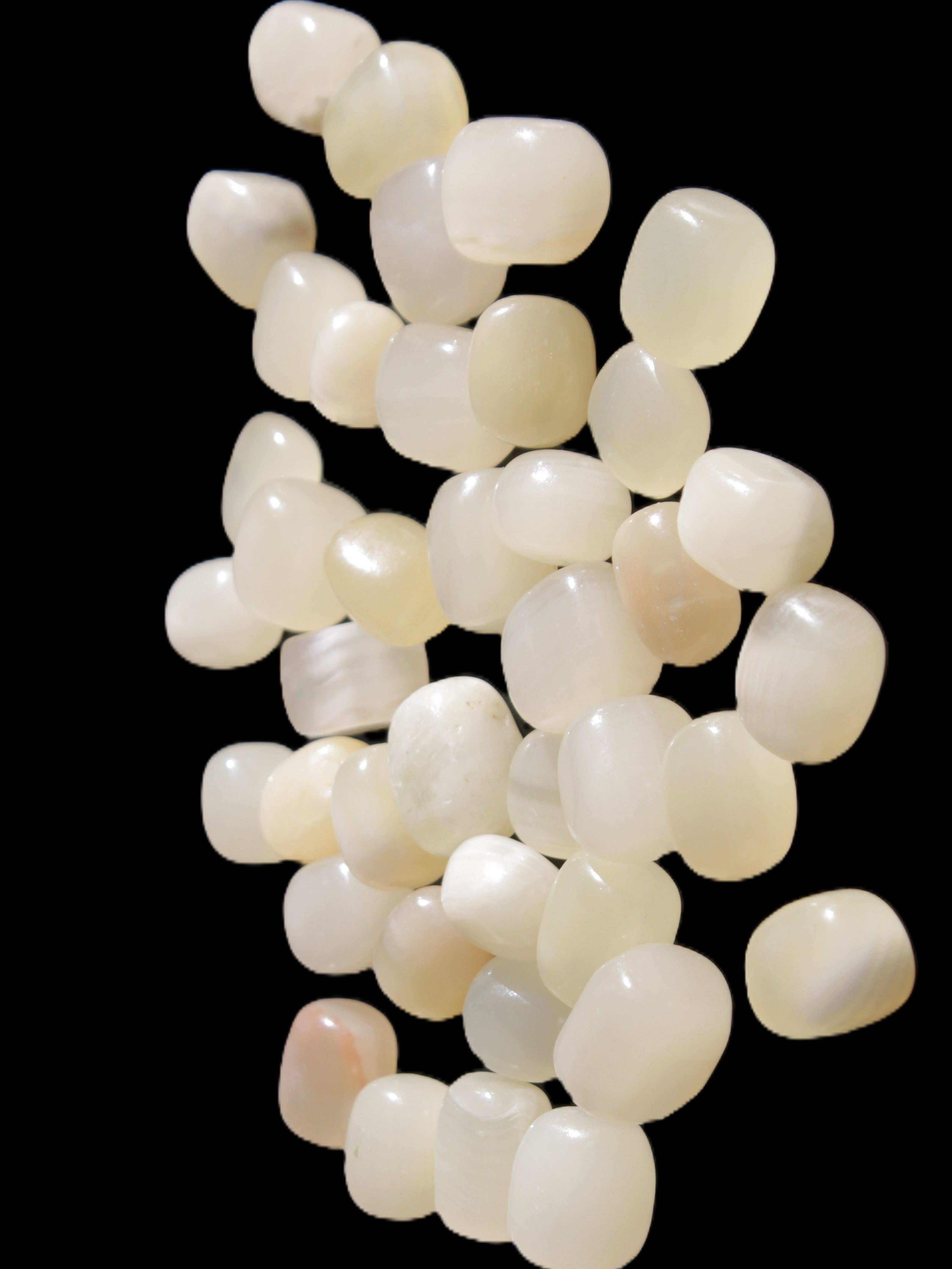 Lemon Topaz Calcite 40 tumbled stones 250g Wholesale Rocks and Things Store