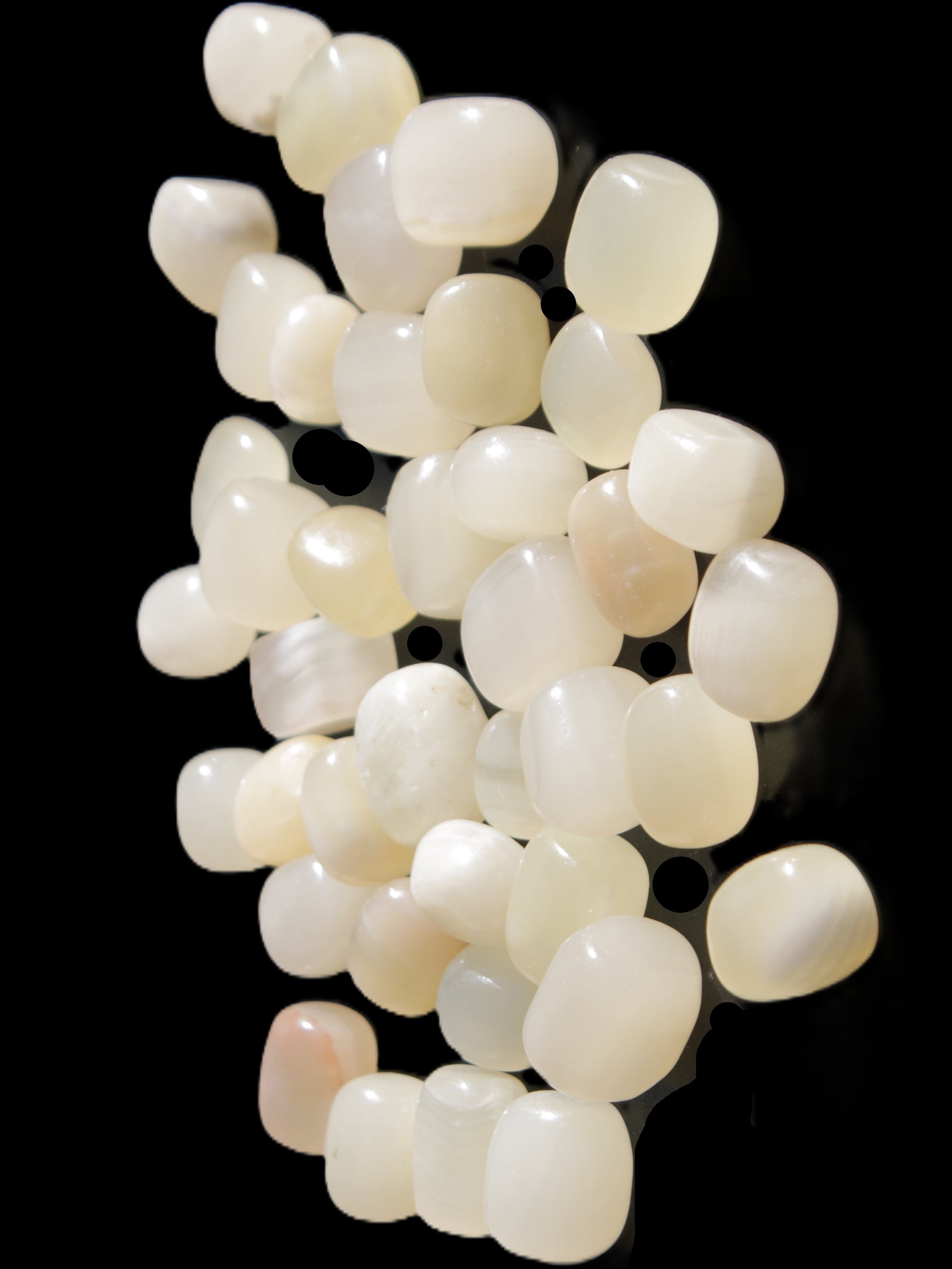 Lemon Topaz Calcite 40 tumbled stones 250g Wholesale Rocks and Things Store