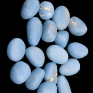 Angelite tumbled stone  18-25mm 10-12g in sunlight - Rocks and Things Store