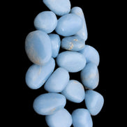 Angelite tumbled stone  18-25mm 10-12g in sunlight - Rocks and Things Store