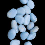 Angelite tumbled stone  18-25mm 10-12g in sunlight - Rocks and Things Store