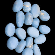 Angelite tumbled stone  18-25mm 10-12g in sunlight - Rocks and Things Store