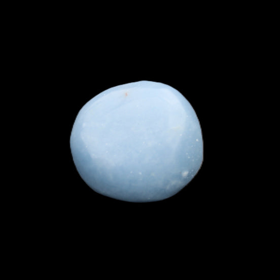 Angelite tumbled stone  18-25mm 10-12g in sunlight - Rocks and Things Store