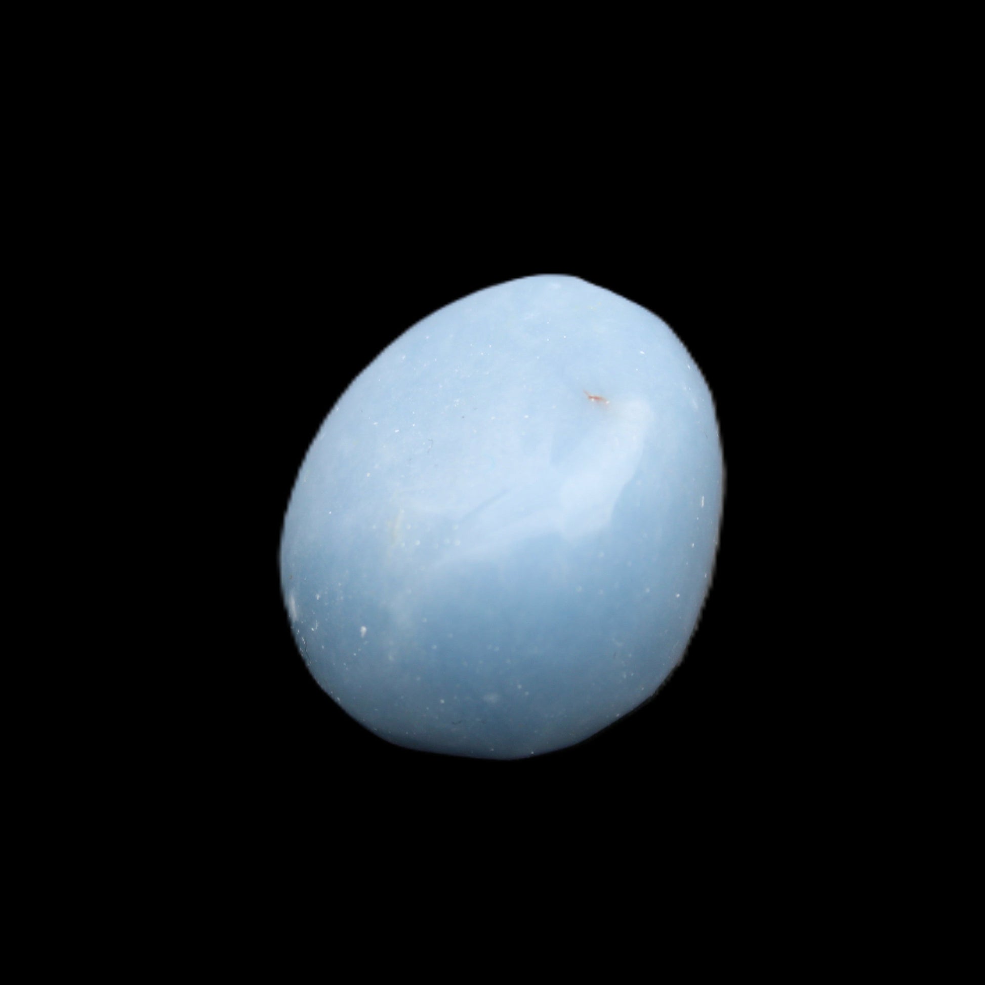 Angelite tumbled stone  18-25mm 10-12g in sunlight - Rocks and Things Store