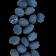 Angelite 20 tumbled stones 24-28mm 300g in sunlight - Rocks and Things Store