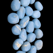 Angelite 20 tumbled stones 24-28mm 300g in sunlight - Rocks and Things Store