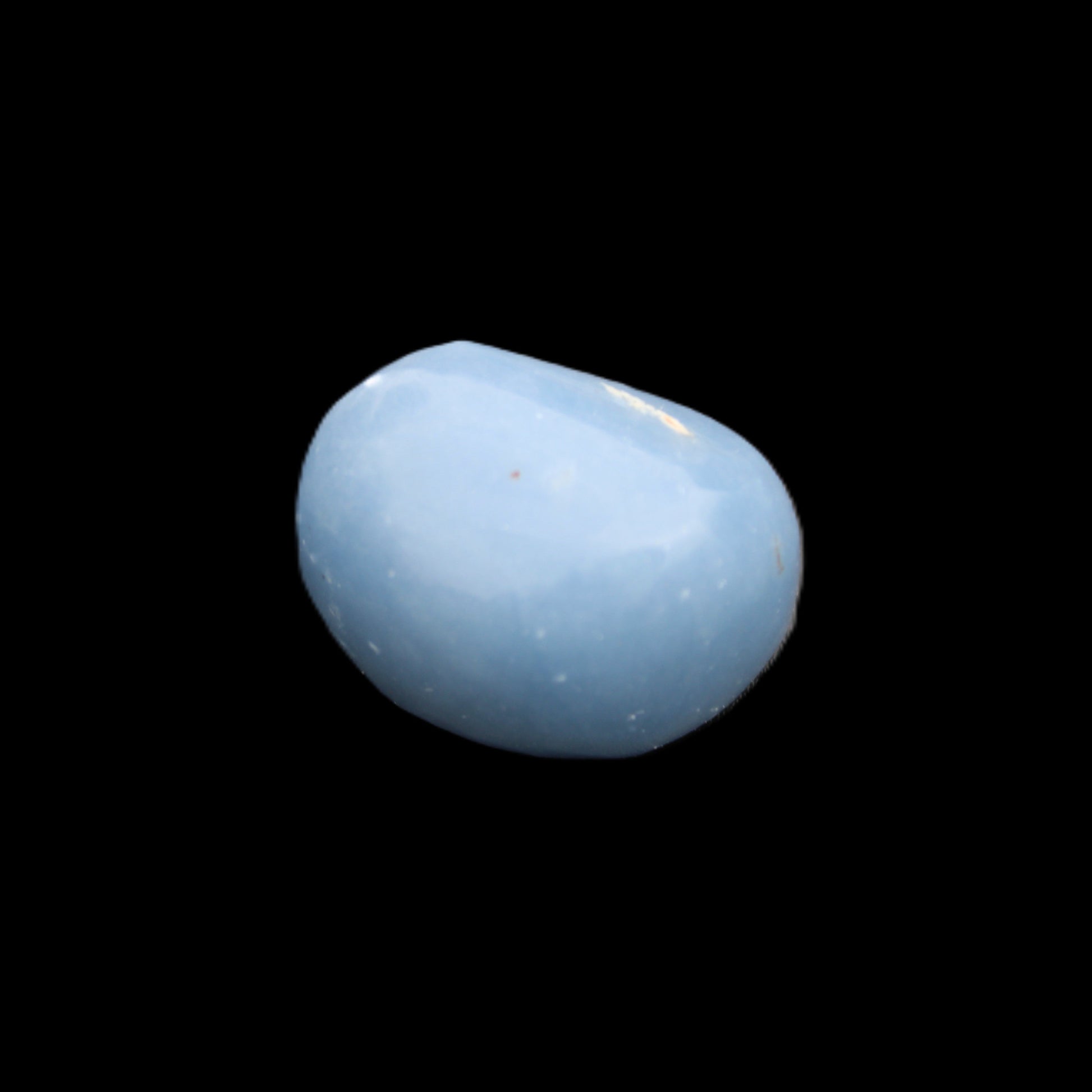 Angelite 20 tumbled stones 24-28mm 300g in sunlight - Rocks and Things Store