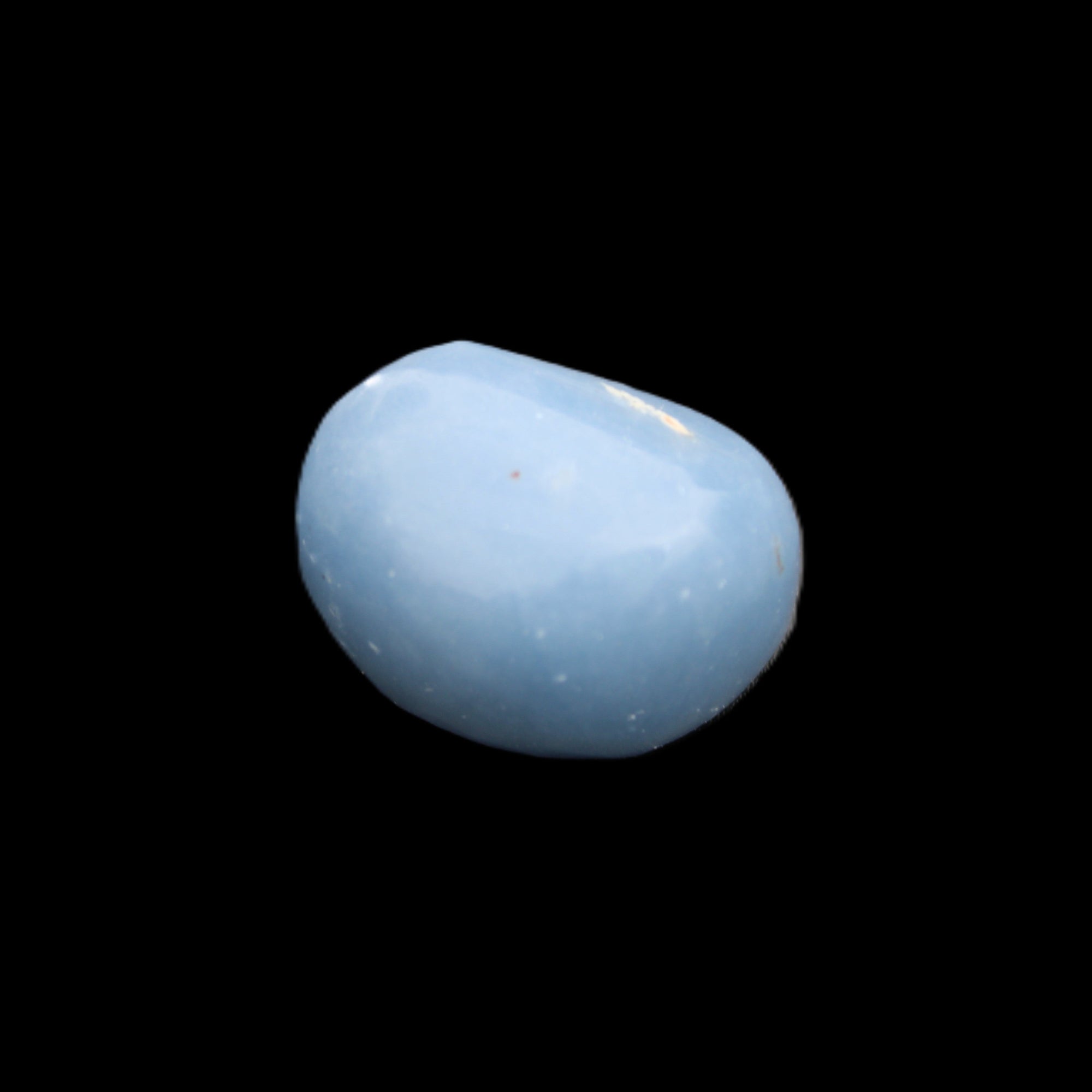 Angelite 20 tumbled stones 24-28mm 300g in sunlight - Rocks and Things Store