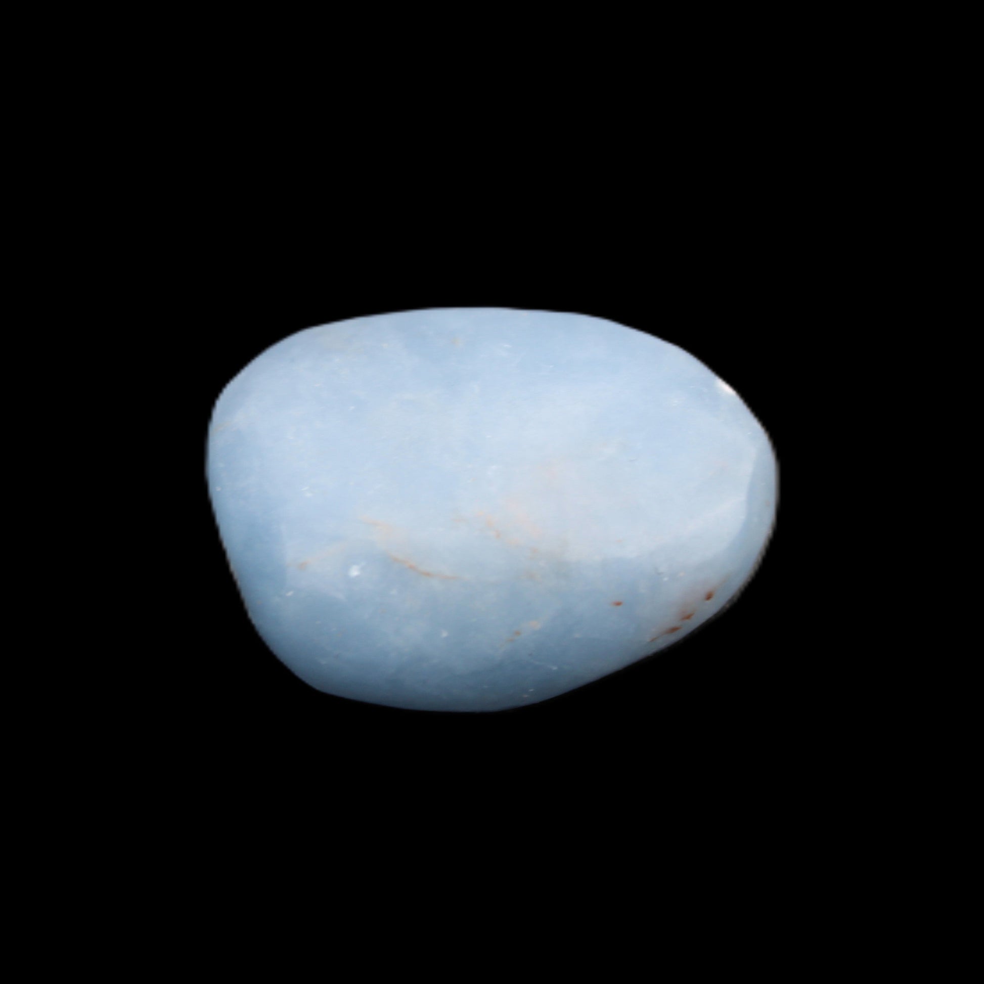 Angelite 20 tumbled stones 24-28mm 300g in sunlight - Rocks and Things Store