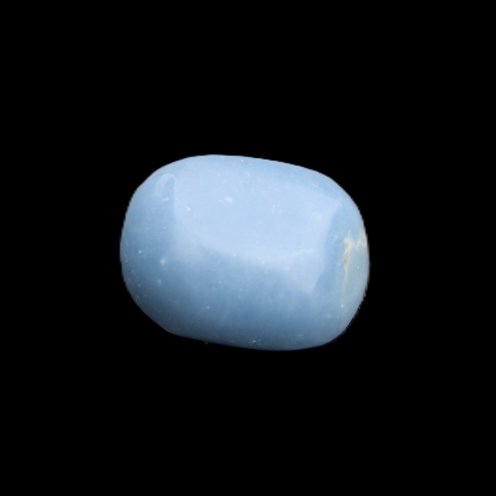 Angelite 20 tumbled stones 24-28mm 300g in sunlight - Rocks and Things Store