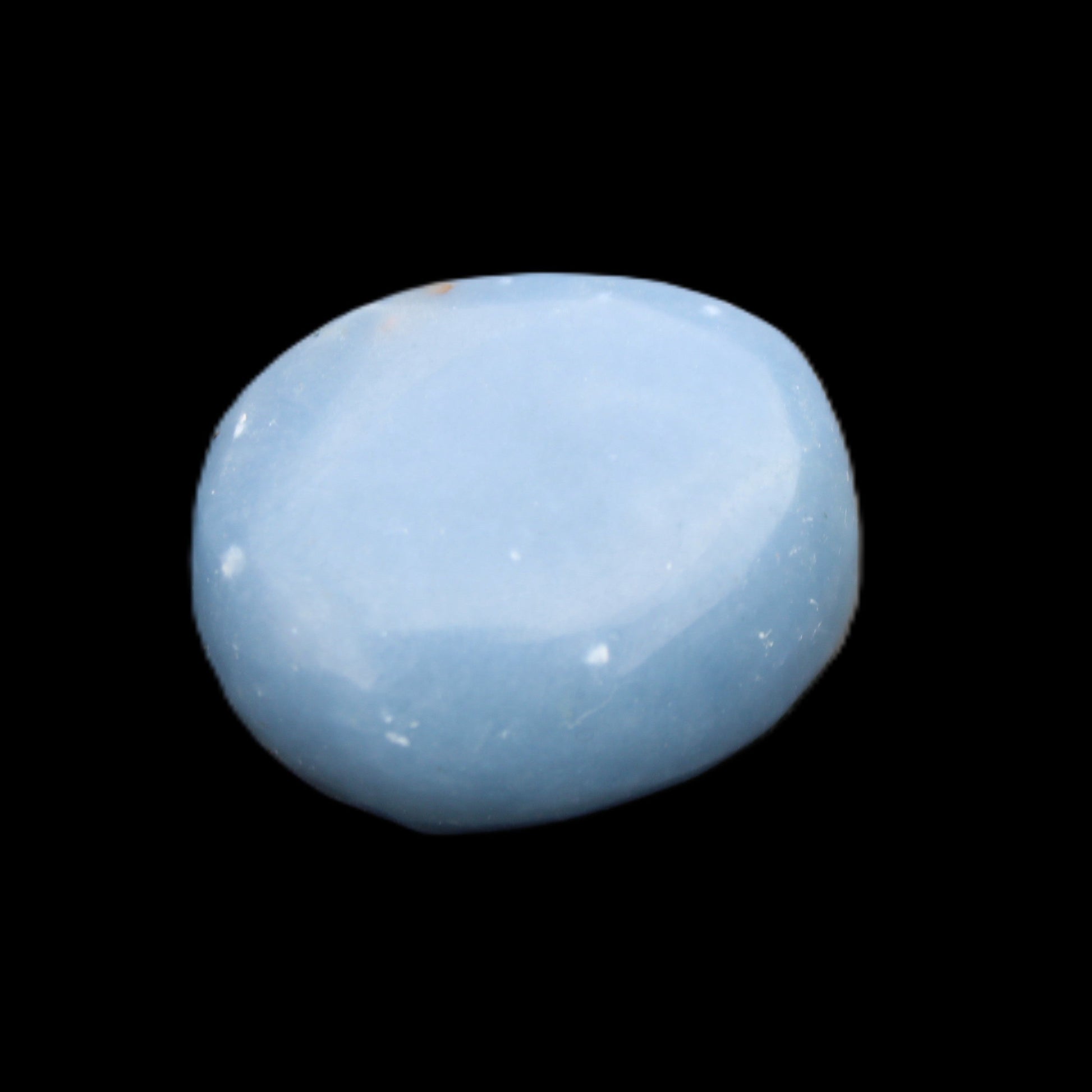 Angelite 20 tumbled stones 24-28mm 300g in sunlight - Rocks and Things Store