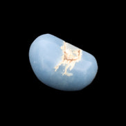 Angelite 20 tumbled stones 24-28mm 300g in sunlight - Rocks and Things Store