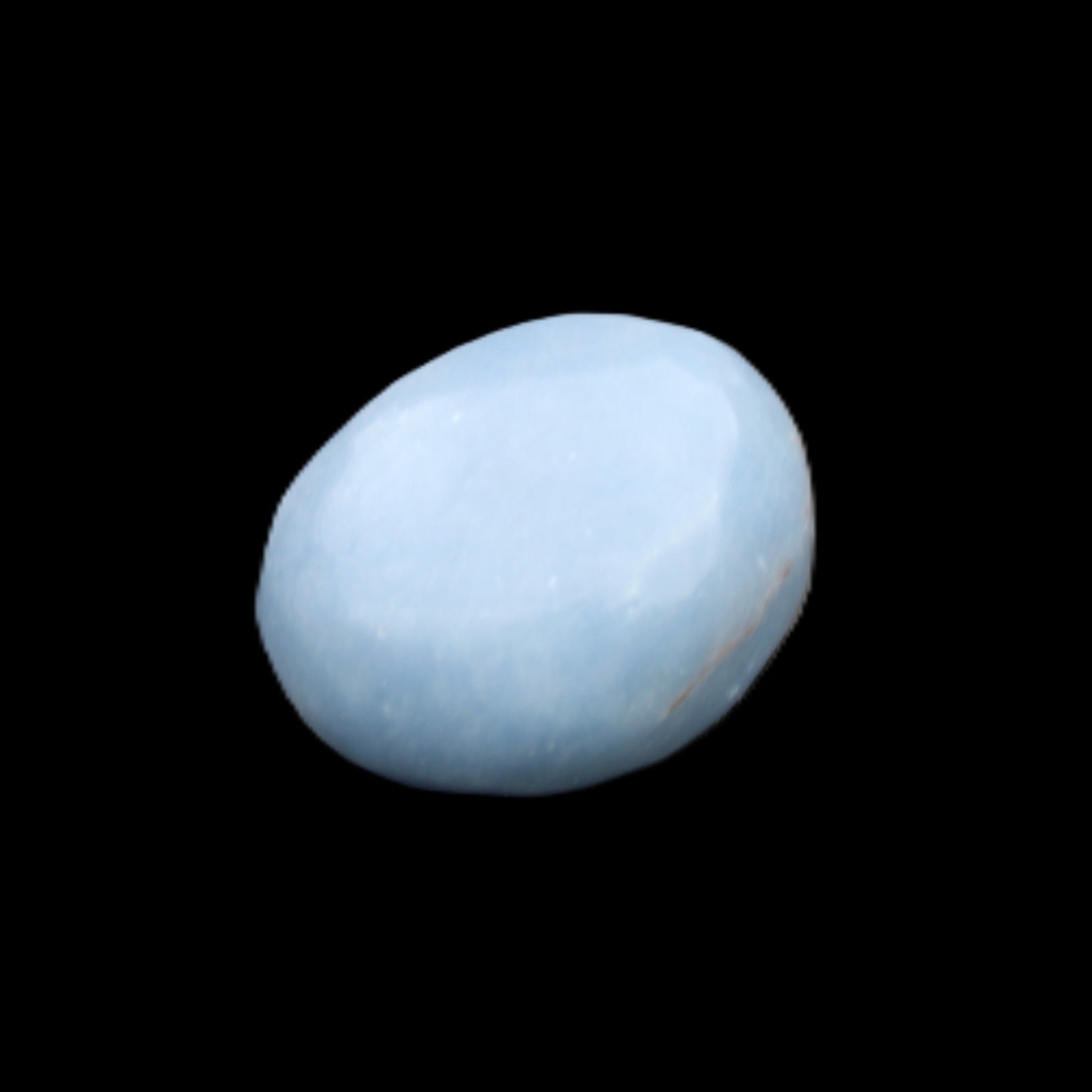 Angelite 20 tumbled stones 24-28mm 300g in sunlight - Rocks and Things Store