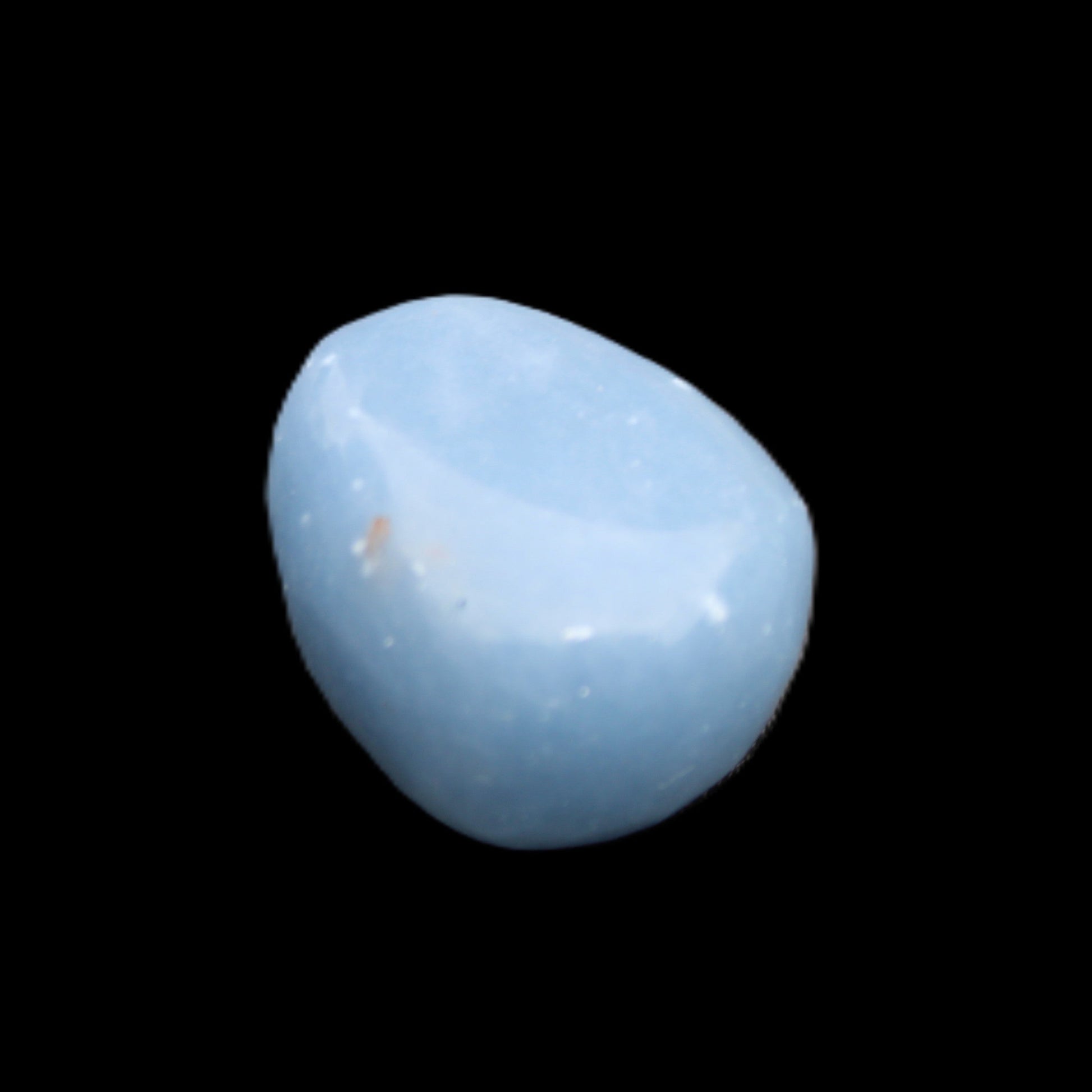 Angelite 20 tumbled stones 24-28mm 300g in sunlight - Rocks and Things Store