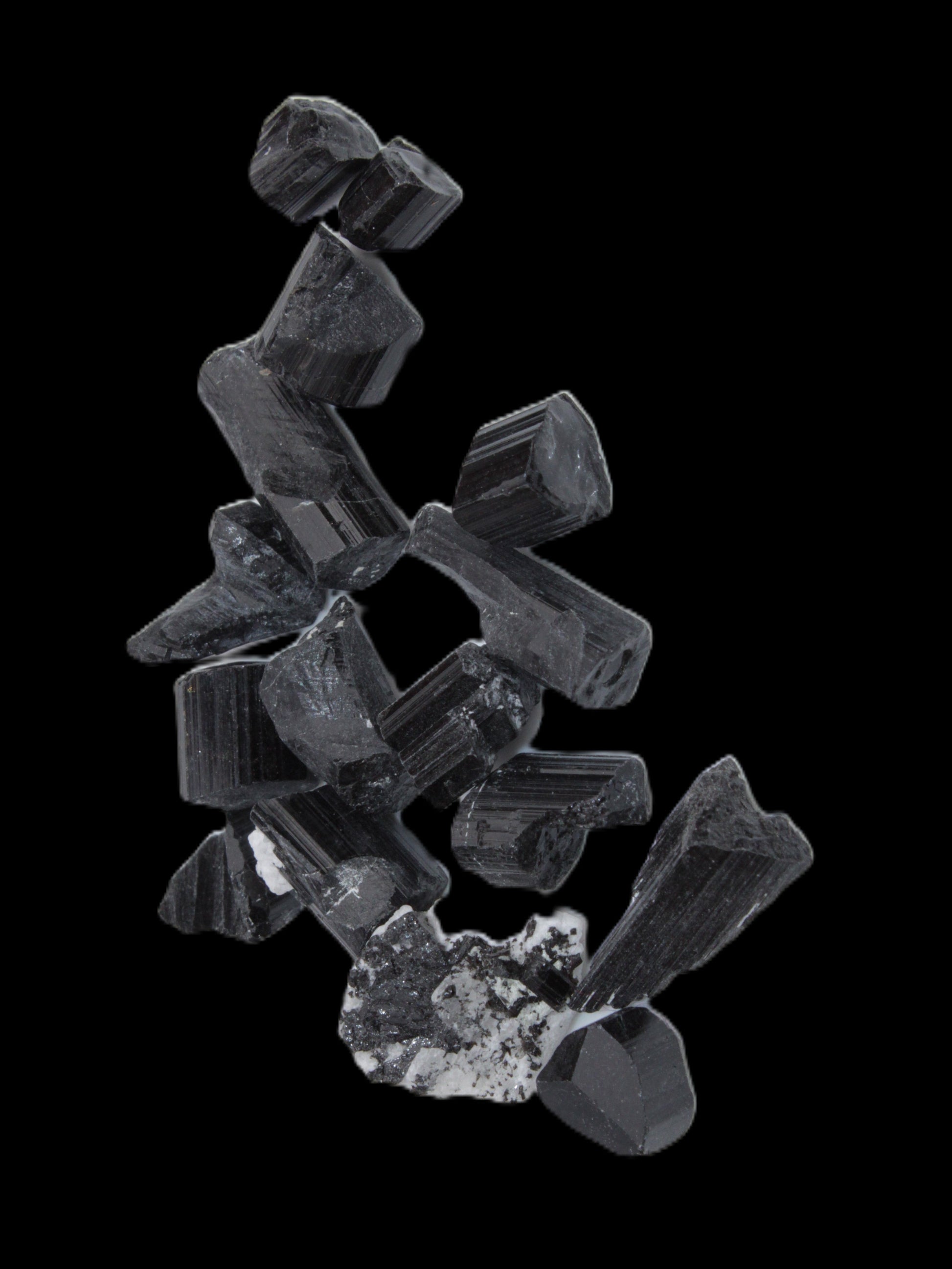 Black Tourmaline tiny natural crystals 3-10mm 11g Rocks and Things Store