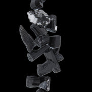 Black Tourmaline tiny natural crystals 3-10mm 11g Rocks and Things Store