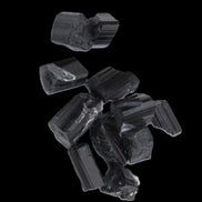 Black Tourmaline tiny natural crystals 3-10mm 11g Rocks and Things Store