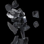 Black Tourmaline tiny natural crystals 3-10mm 11g Rocks and Things Store
