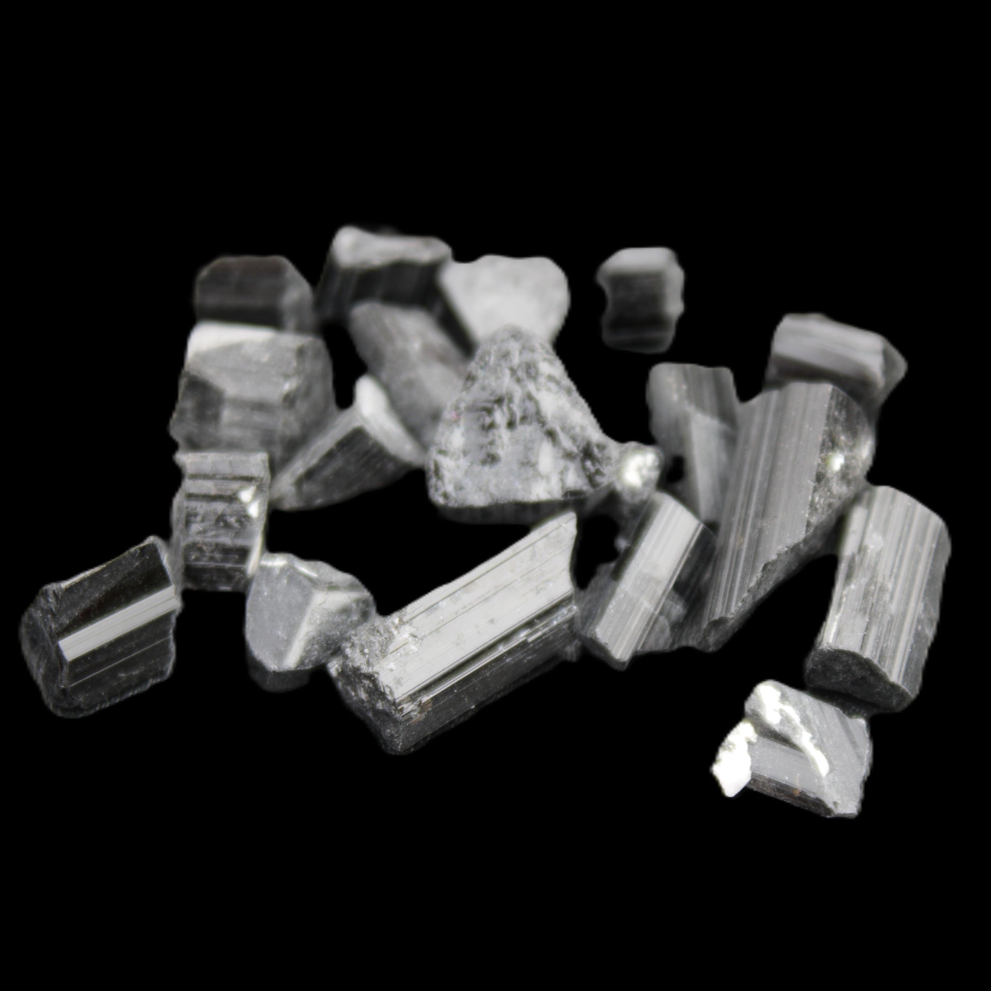 Black Tourmaline tiny natural crystals 3-10mm 11g Rocks and Things Store