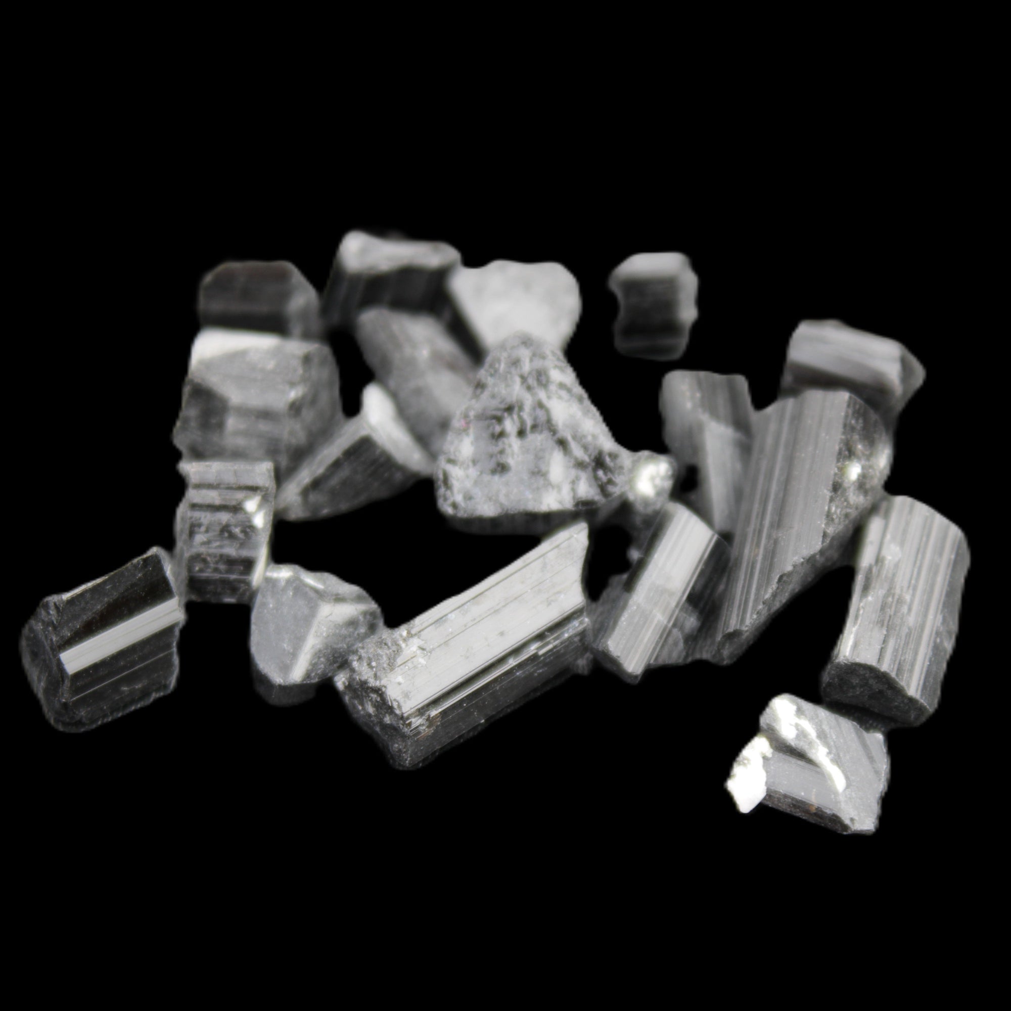 Black Tourmaline tiny natural crystals 3-10mm 11g Rocks and Things Store